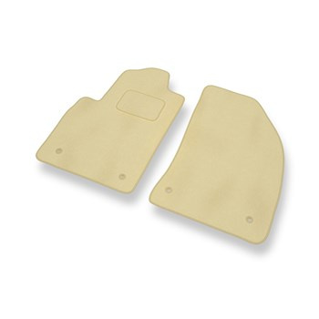 Fußmatten Auto für Mazda 2 I Hatchback (2003-2007) - Premium Velours beige Autom