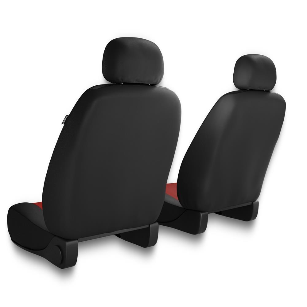 Universal Sitzbezüge Auto für Seat Ateca (2016-2019) - Vordersitze  Autositzbezüge Schonbezüge - 2CM-RD rot
