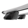 Aluminium-Dachträger für Volkswagen Golf Plus mk VI (2009-2014) - silbern Dachträger Dachgepäckträger - Reling