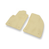 Fußmatten Auto für Mazda 2 I Hatchback (2003-2007) - Premium Velours beige Automatten Autoteppiche