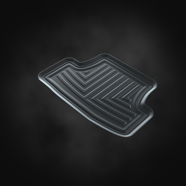 Gummifußmatten Auto für Cupra Leon (2020-....) - Gummimatten Gummi Fußmatten - schwarze