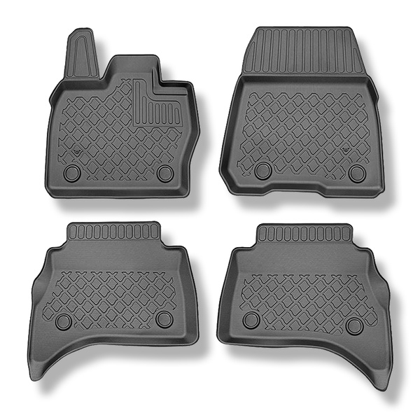 TPE Fußmatten Auto für Land Rover Range Rover Sport III (L461) SUV (09.2022-....) - schwarz Automatten Autoteppiche - auch mit Hybridantrieb