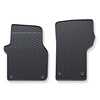 Gummifußmatten Auto für Volkswagen Crafter II (2017-....) - Gummimatten Gummi Fußmatten - schwarze