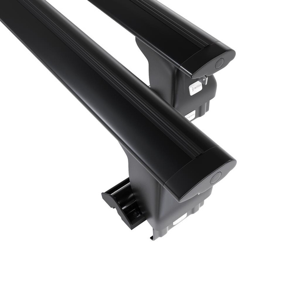 Aluminium-Dachträger für Hyundai Getz (2002-2004) - schwarz Dachträger Dachgepäckträger - ohne Montagelemente
