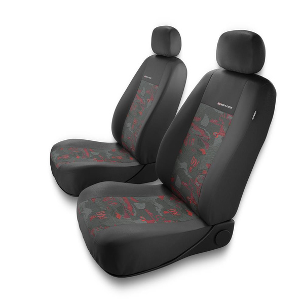 Universal Sitzbezüge Auto für Peugeot 108 (2014-2017) – Vordersitze Autositzbezüge Schonbezüge – 2UNE-RD