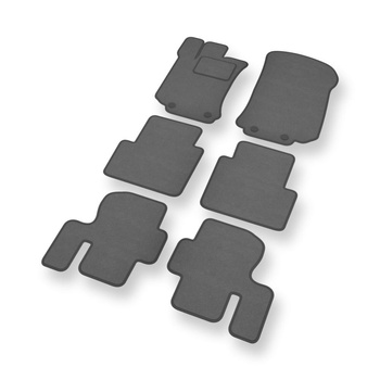 Fußmatten Auto für Mercedes-Benz R Klasse W251 Van (2005-2012) - Premium Velours