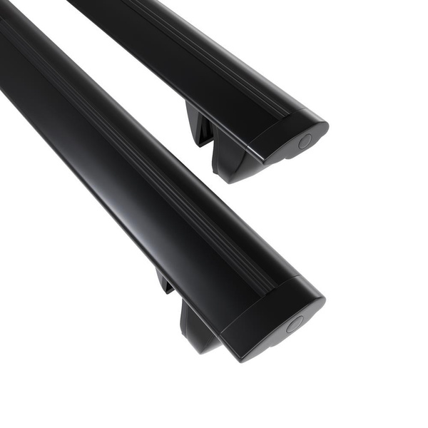 Aluminium-Dachträger für Mitsubishi Grandis (2003-2011) - schwarz Dachträger Dachgepäckträger - reling