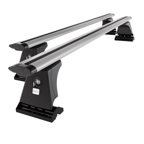 Aluminium-Dachträger für Peugeot 407 (2004-2010) - silbern Dachträger Dachgepäckträger - Montagepunkte