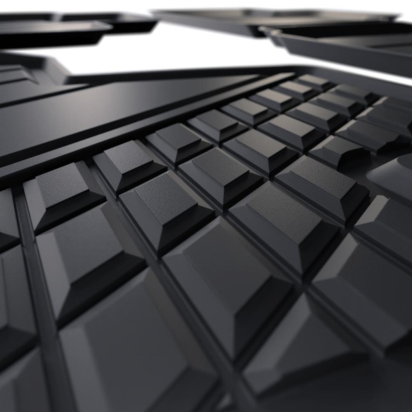 TPE Fußmatten Auto für MG ZS SUV (2024-....) - schwarz Automatten Autoteppiche