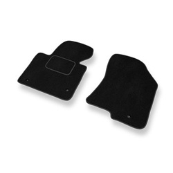 Fußmatten Auto für Kia Carens IV MPV (2013-2019) - Premium Velours schwarze Automatten Autoteppiche