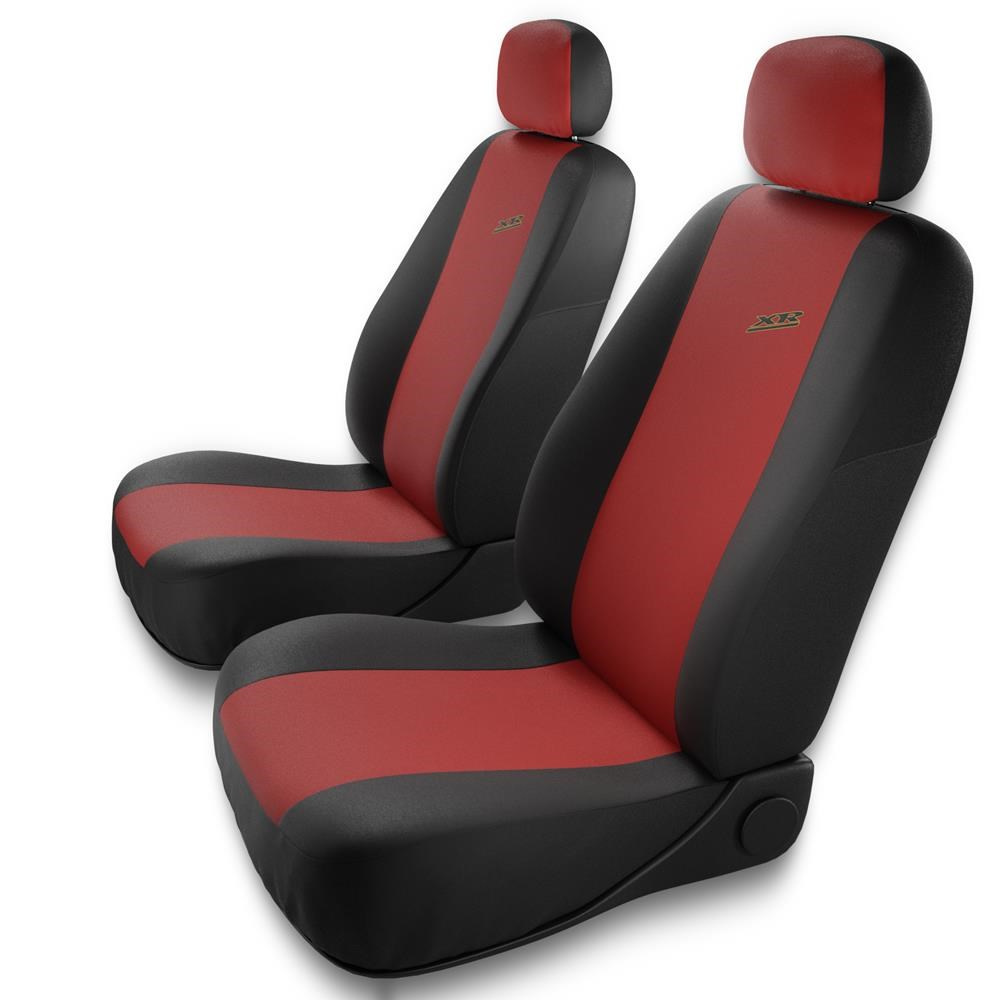 Universal Sitzbezüge Auto für Suzuki Swift II, III, IV, V, VI (1989-2019) - Autositzbezüge  Schonbezüge für Autositze - X.R-RD rot