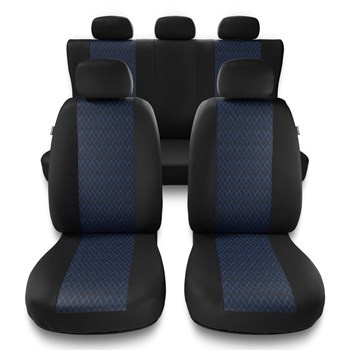 Universal Sitzbezüge Auto für Audi A4 B5, B6, B7, B8, B9 (1995-2024) - Autositzbezüge Schonbezüge für Autositze - PF-BL
