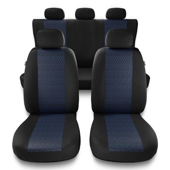 Universal Sitzbezüge Auto für Seat Cordoba I, II (1993-2009) - Autositzbezüge Schonbezüge für Autositze - PF-BL