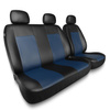 Universal Sitzbezüge Auto für Renault Master III, IV, V, VI (1994-....) - Autositzbezüge Schonbezüge für Autositze - BC-BL