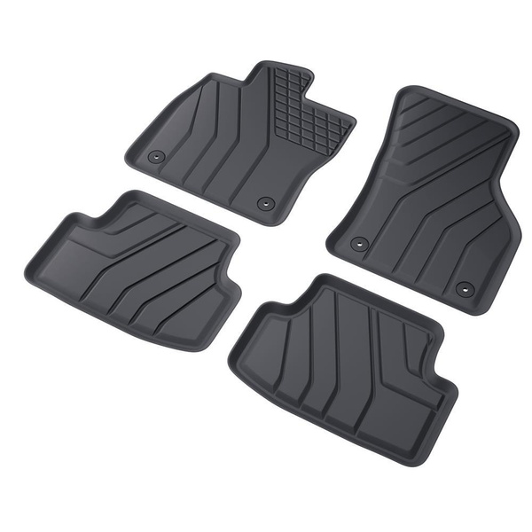 TPE Fußmatten Auto für Seat Leon IV Hatchback (03.2020-....) - schwarz Automatten Autoteppiche