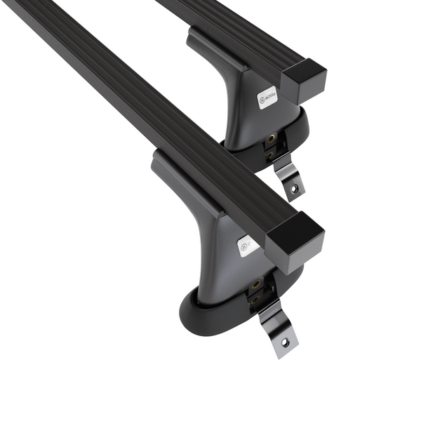 Stahl-Dachträger für Dacia Sandero mk II (2013-2020) - schwarz Dachträger Dachgepäckträger - ohne Montagelemente