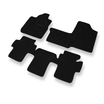 Fußmatten Auto für Fiat Multipla MPV (1998-2010) - schwarze Automatten Autoteppi