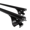 Aluminium-Dachträger für Seat Leon ST mk III (2014-2020) - schwarz Dachträger Dachgepäckträger - integrierte Relinge
