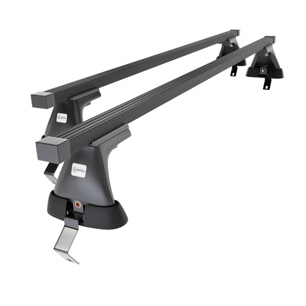 Stahl-Dachträger für Citroen C4 (2010-2017) - schwarz Dachträger Dachgepäckträger - ohne Montagelemente