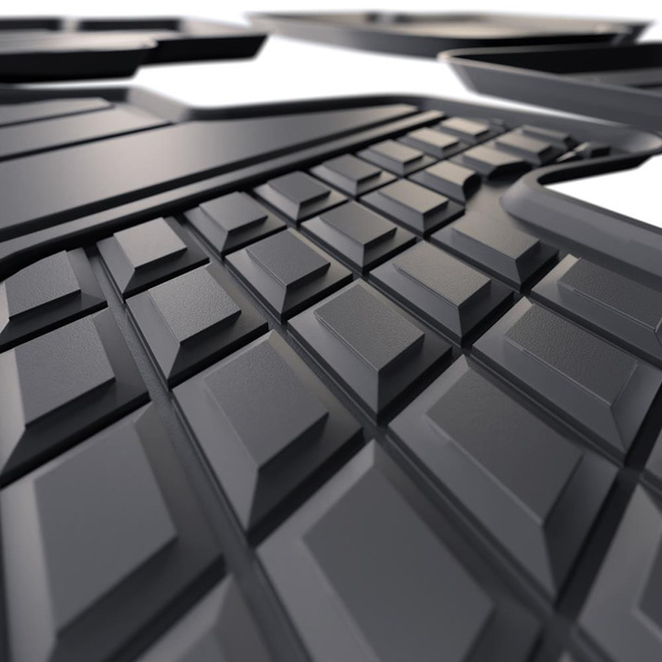 TPE Fußmatten Auto für Cupra Ateca SUV (11.2018-....) - schwarz Automatten Autoteppiche