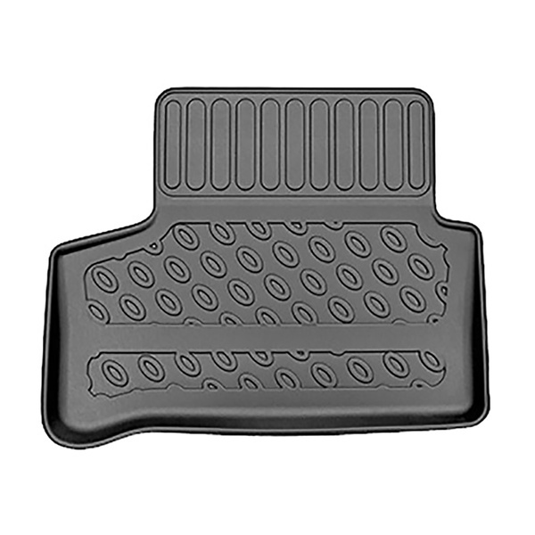 Set Kofferraumschale und angepasste Autoteppiche TPE PREMIUM für: Mercedes-Benz CLA C118 Coupé (05.2019-....) - in Modellen mit Netztaschen Ausbuchtungen abschneidbar; nicht fuer Plug-in Hybrid