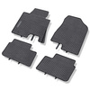 Gummifußmatten Auto für Hyundai i30 II Coupé, CW, Hatchback (2012-2017) - Gummimatten Gummi Fußmatten - schwarz - 4 Stk.