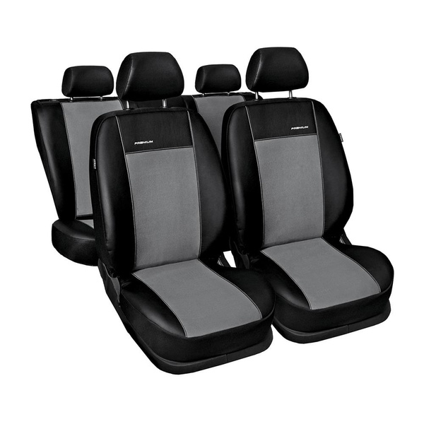 Maßgeschneiderte Sitzbezüge Auto für Peugeot 3008 II SUV (2016-2024) - Autositzbezüge Schonbezüge für Autositze - szary