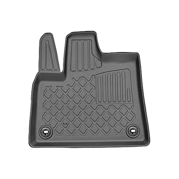 TPE Fußmatten Auto für Toyota Proace City Verso (electric) Van (2023-....) - schwarz Automatten Autoteppiche