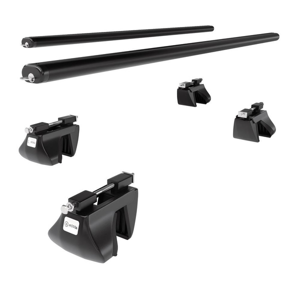 Aluminium-Dachträger für Citroen C5 Aircross SUV (2019-....) - Reling - schwarz Dachträger Dachgepäckträger