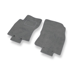 Fußmatten Auto für Nissan X-trail III SUV (2013-2022) - Premium Velours graue Automatten Autoteppiche