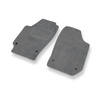 Fußmatten Auto für Seat Ibiza III Hatchback (2002-2008) - Premium Velours graue Automatten Autoteppiche