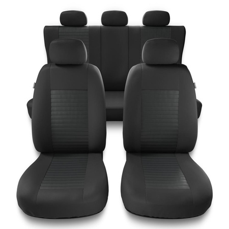 Universal Sitzbezüge Auto für BMW 5er E34, E39, E60, E61, F10, G30, G31 (1988-2019) - Autositzbezüge Schonbezüge für Autositze - MD-2