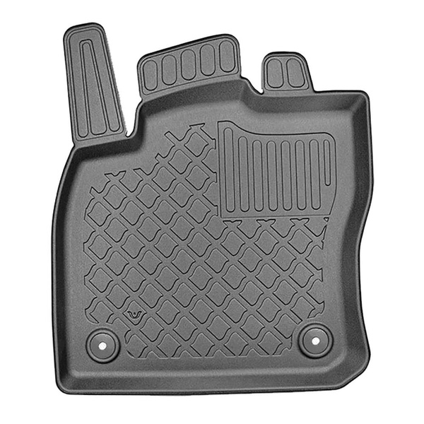 Set Kofferraumschale und angepasste Autoteppiche TPE für: Volkswagen Caddy V Van (11.2020-....) - 2/3 Sitze;kurzer Achsabstand;Caddy, Caddy Maxi, Caddy Cargo, Caddy Maxi Cargo