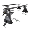 Stahl-Dachträger für Skoda Octavia mk II (2009-2012) - schwarz Dachträger Dachgepäckträger - ohne Montagelemente