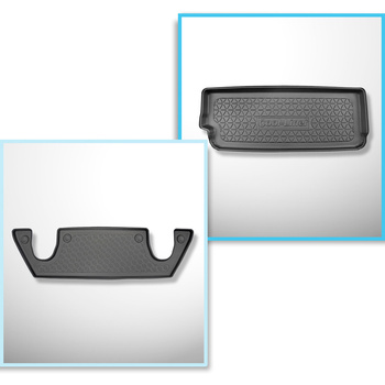 Set Kofferraumschale und angepasste Autoteppiche TPE für: Tesla Model X SUV (10.