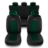Universal Sitzbezüge Auto für Rover 75 (1999-2005) - Autositzbezüge Schonbezüge für Autositze - S-GR
