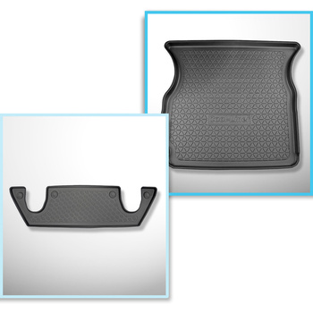 Set Kofferraumschale und angepasste Autoteppiche TPE für: Tesla Model X SUV (10.