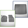 Set Kofferraumschale und angepasste Autoteppiche TPE für: Volkswagen Caddy V Kombi (11.2020-....) - 5 Sitze;Caddy, Caddy Maxi, Caddy Cargo, Caddy Maxi Cargo