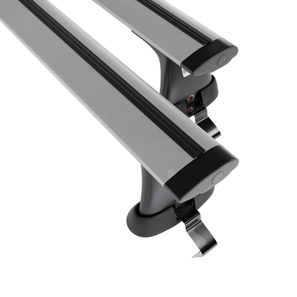 Aluminium-Dachträger für Renault Clio mk IV (2013-2019) - silbern Dachträger Dachgepäckträger - ohne Montagelemente