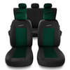 Universal Sitzbezüge Auto für Peugeot 308 I, II, III (2007-....) - Autositzbezüge Schonbezüge für Autositze - S-GR