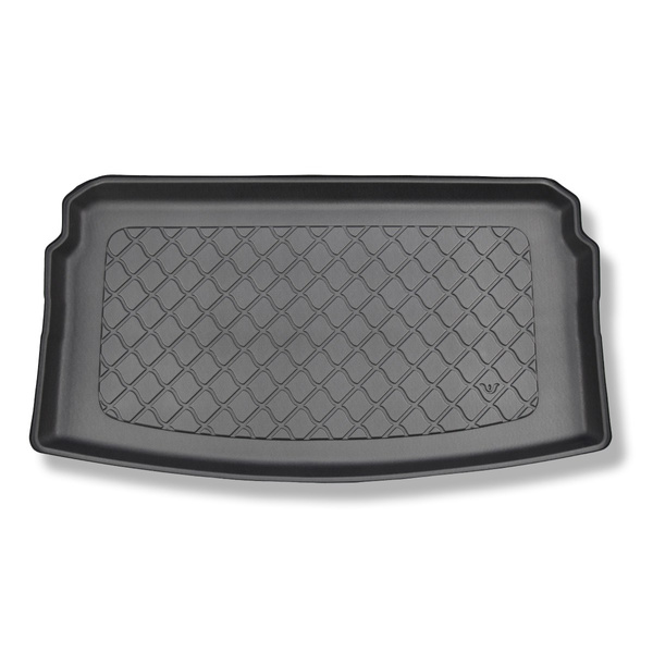Kofferraumwanne für Volkswagen Polo VI 2G AW Hatchback (10.2017-....) - Kofferraummatte rutschfest Schutzmatte - vertiefte Ladefläche; Varioboden im tiefsten Ebene