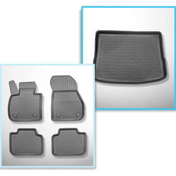 Set Kofferraumschale und angepasste Autoteppiche TPE für: BMW 2er U06 Active Tou