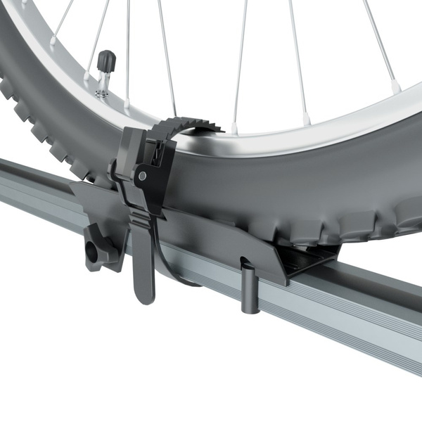 Dachfahrradträger, Dachfahrradhalter mit Schlüssel und Alubalken - 2xM-08