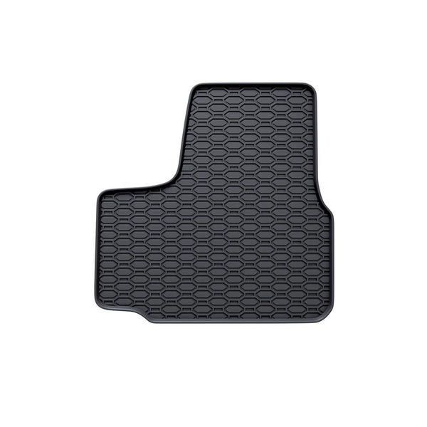 Gummifußmatten Auto für Skoda Citigo Hatchback (2011-2020) - Gummimatten Gummi Fußmatten - schwarz - 4 Stk.