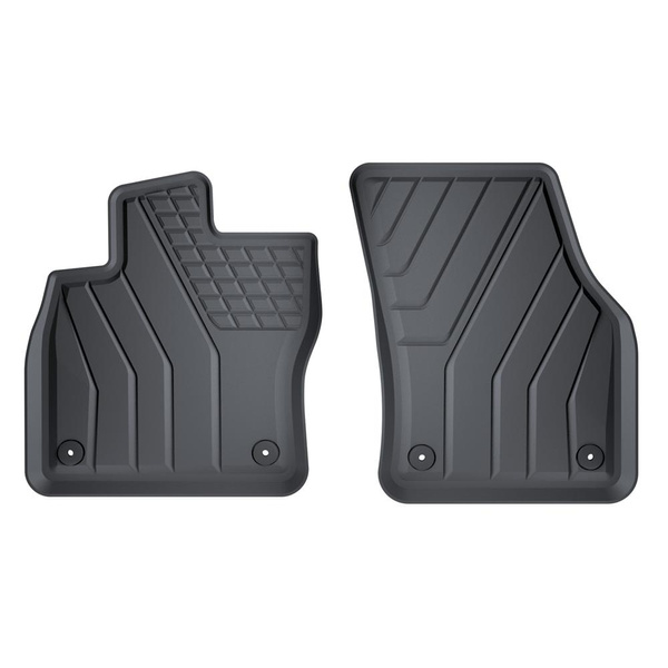 TPE Fußmatten Auto für Volkswagen Tiguan II SUV (2016-2024) - schwarz Automatten Autoteppiche