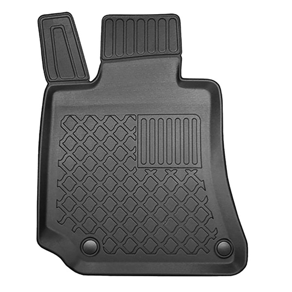 Set Kofferraumschale und angepasste Autoteppiche TPE für: Mercedes-Benz E Klasse W212 Kombi (2009-10.2016) - für alle Modelle (Nischen können ggf. abgeschnitten werden)