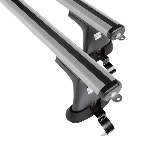 Aluminium-Dachträger für Fiat Grande Punto (2005-2010) - silbern Dachträger Dachgepäckträger - ohne Montagelemente