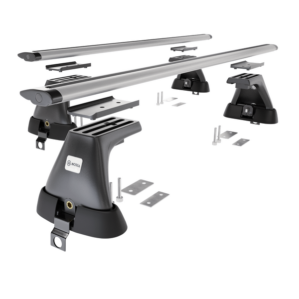 Aluminium-Dachträger für Mercedes-Benz S Klasse W220 (1999-2005) - silbern Dachträger Dachgepäckträger - ohne Montagelemente