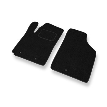 Fußmatten Auto für Hyundai i10 I Hatchback (2007-2012) - schwarze Automatten Aut