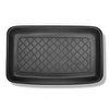Kofferraumwanne für Volkswagen Sharan II Van (09.2010-03.2022) - Kofferraummatte rutschfest Schutzmatte - 7 Sitze; 3. Reihe aufgestellt (hinter der 3. Sitzreihe)
